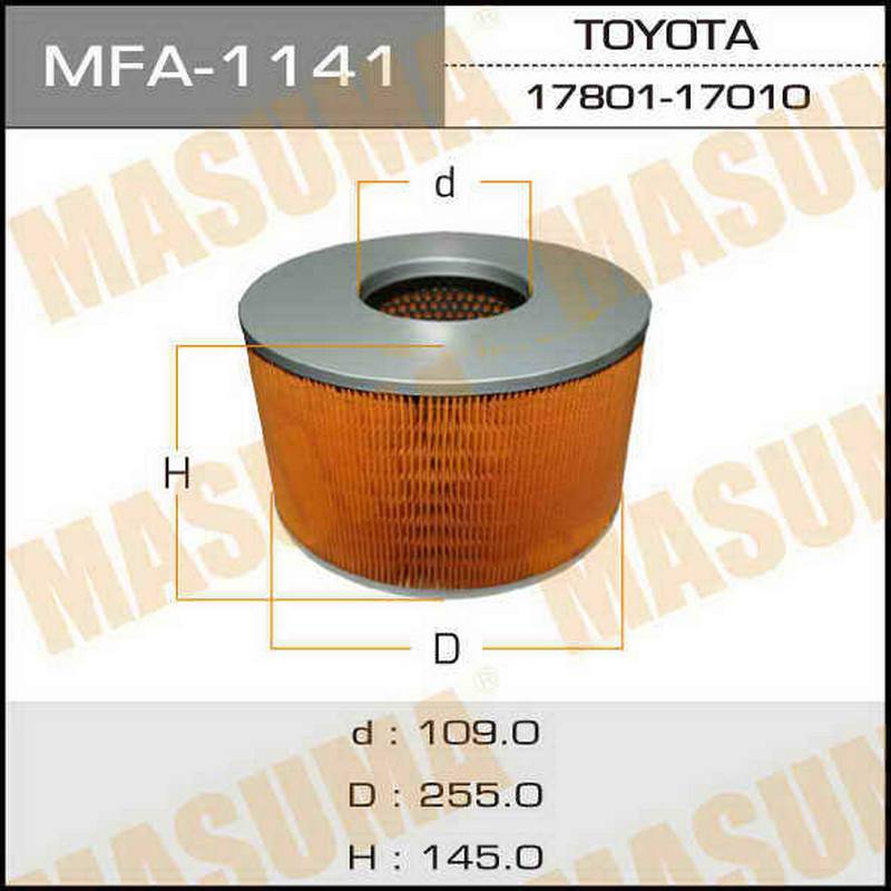 ФИЛЬТРЫ Воздушный фильтр MASUMA MFA-1141