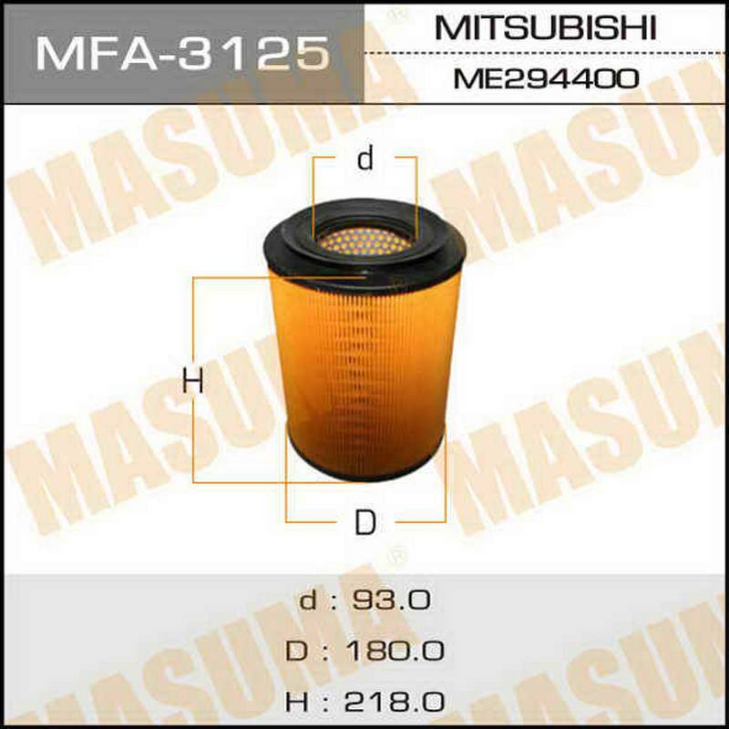 ФИЛЬТРЫ Воздушный фильтр MASUMA MFA-3125