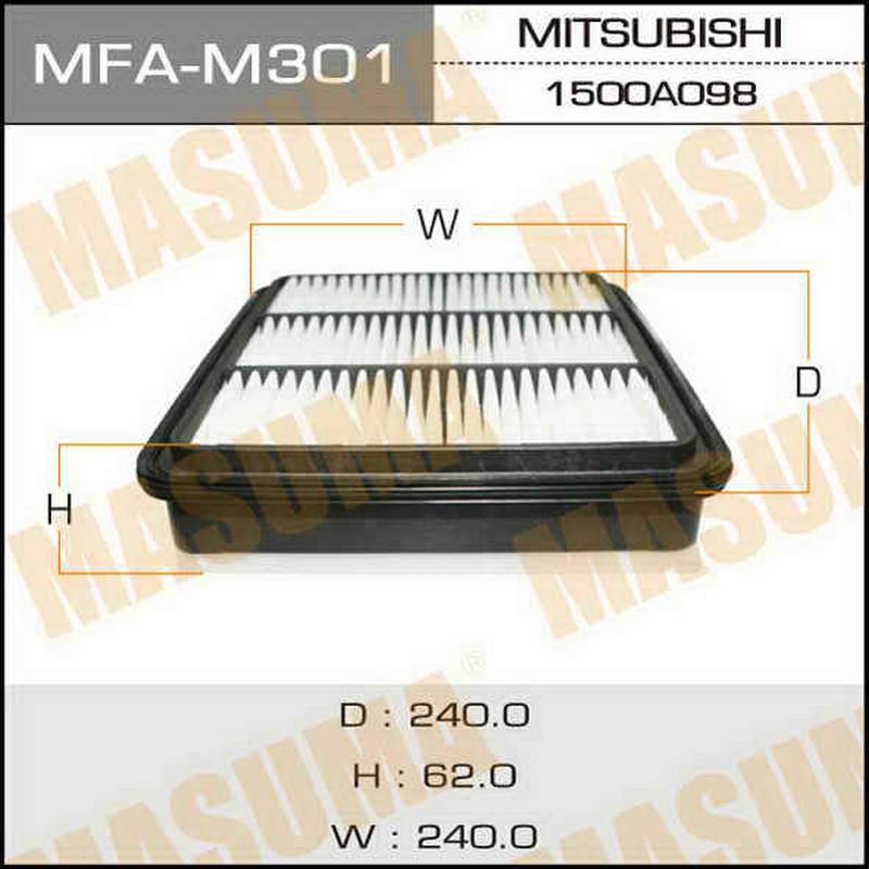 ФИЛЬТРЫ Воздушный фильтр MASUMA MFA-M301
