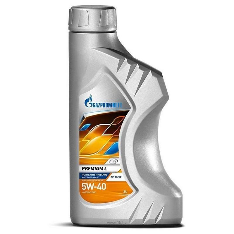 АВТОМАСЛА Моторное масло GAZPROMNEFT Premium L 5W40 полусинтетика 1л