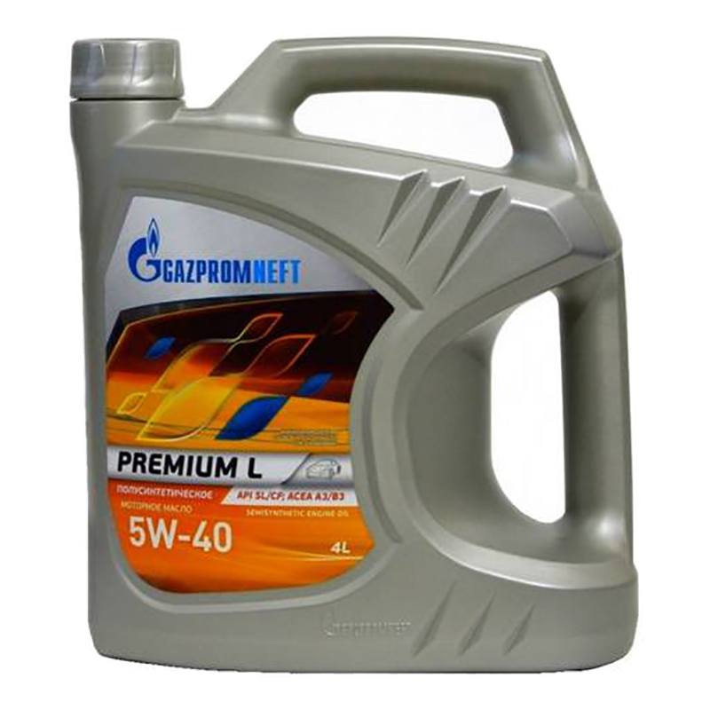 АВТОМАСЛА Моторное масло GAZPROMNEFT Premium L 5W40 полусинтетика 4л
