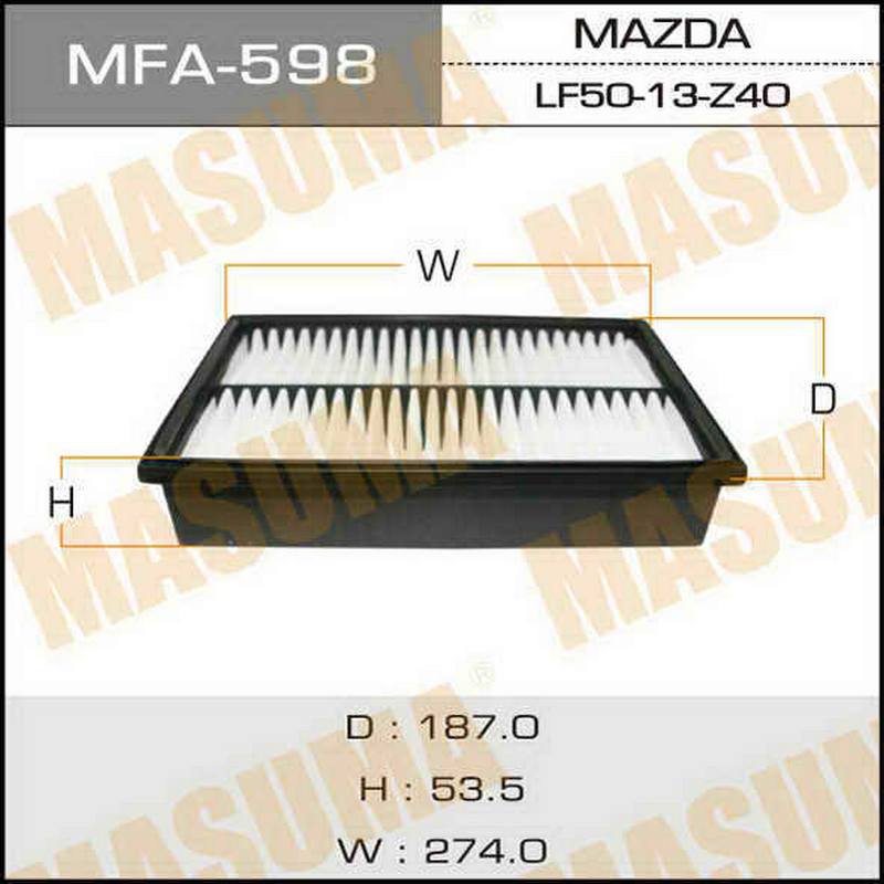 ФИЛЬТРЫ Воздушный фильтр MASUMA MFA-598