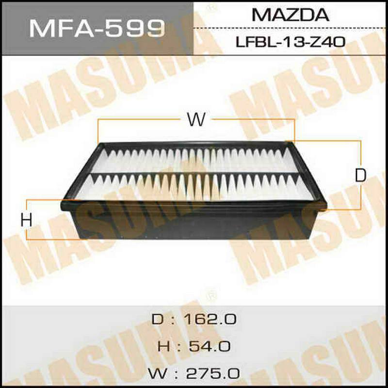 ФИЛЬТРЫ Воздушный фильтр MASUMA MFA-599