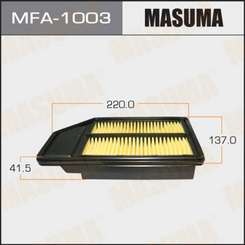 ФИЛЬТРЫ Воздушный фильтр MASUMA MFA-1003