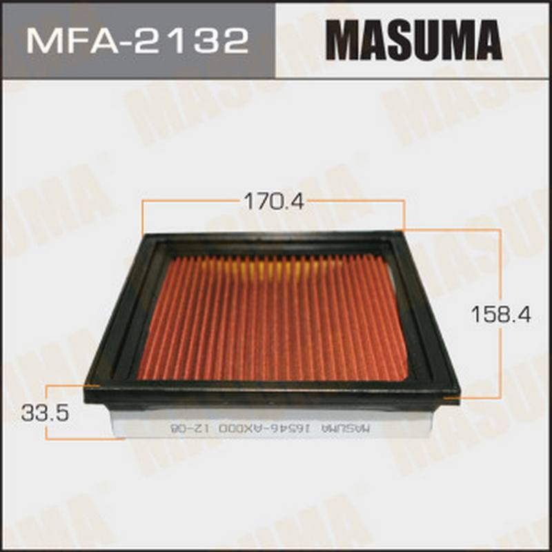 ФИЛЬТРЫ Воздушный фильтр MASUMA MFA-2132