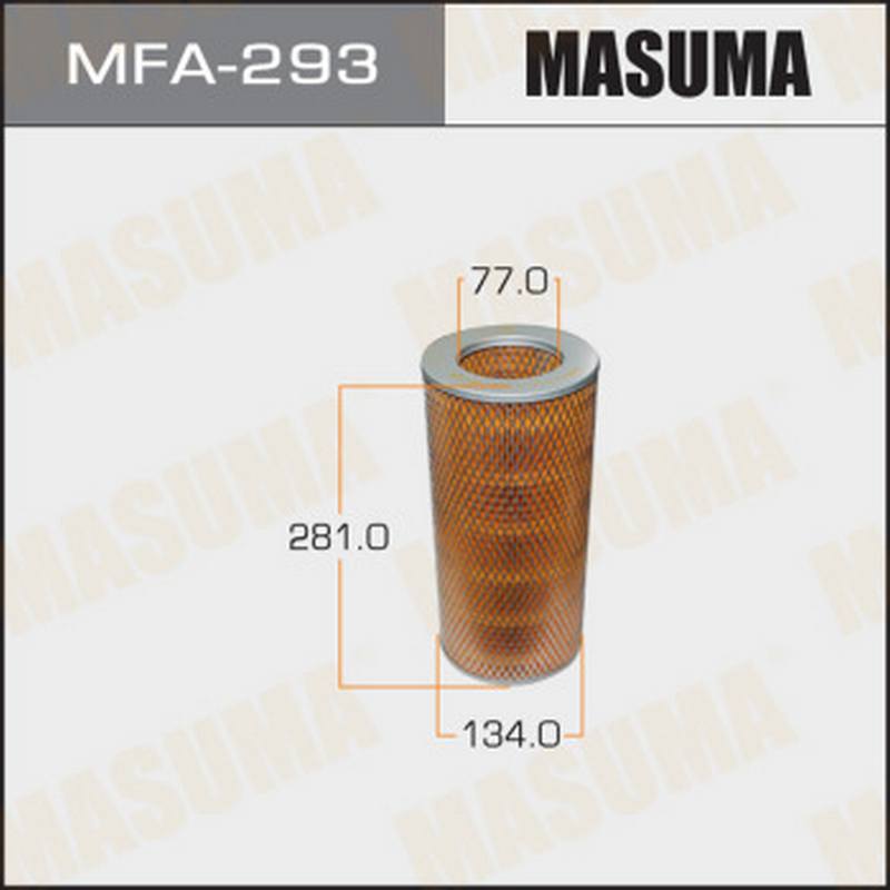 ФИЛЬТРЫ Фильтр воздушный MASUMA MFA-293