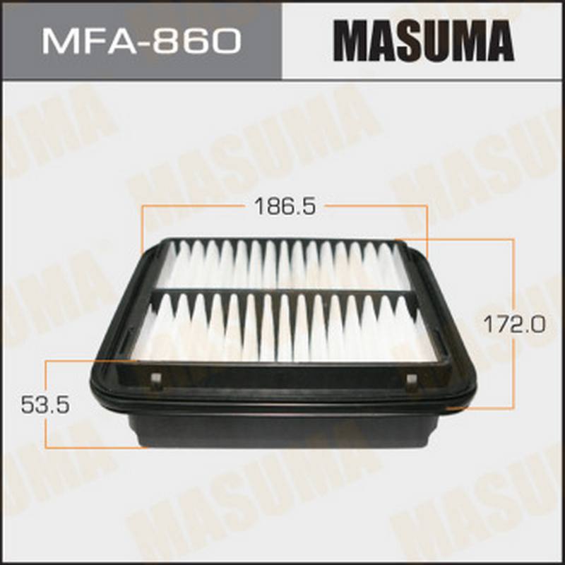 ФИЛЬТРЫ Воздушный фильтр MASUMA MFA-860