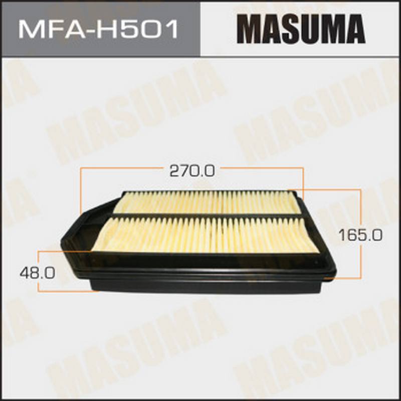 ФИЛЬТРЫ Воздушный фильтр MASUMA MFA-H501