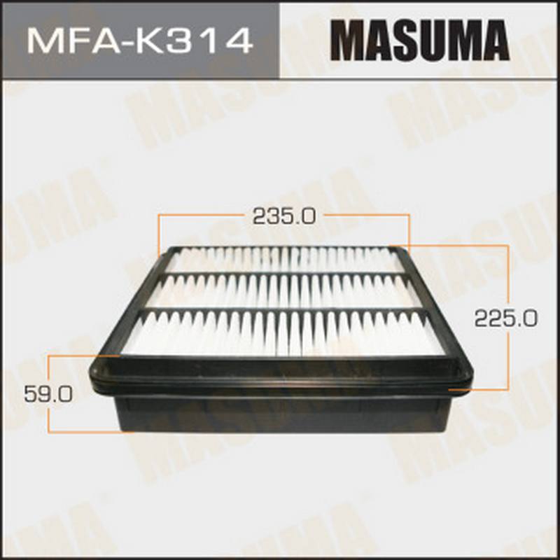 ФИЛЬТРЫ Воздушный фильтр Masuma MFA-K314