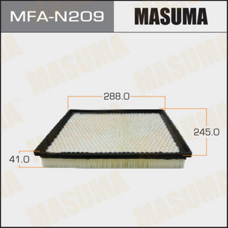 ФИЛЬТРЫ Воздушный фильтр Masuma MFA-N209