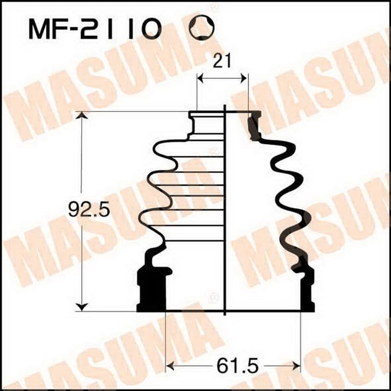 ЗАПЧАСТИ Пыльник привода Masuma MF-2110