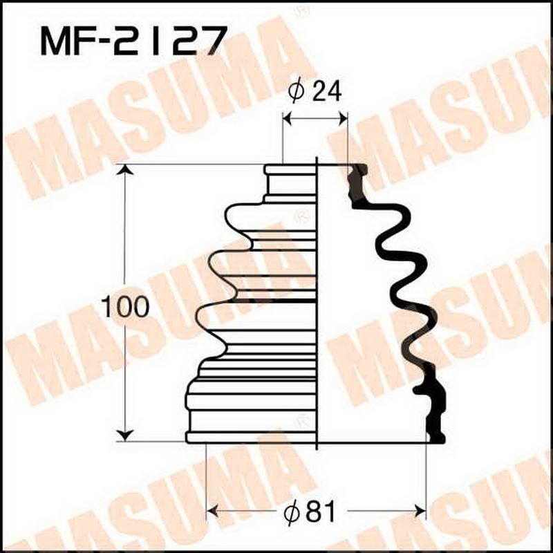 ЗАПЧАСТИ Пыльник привода Masuma MF-2126
