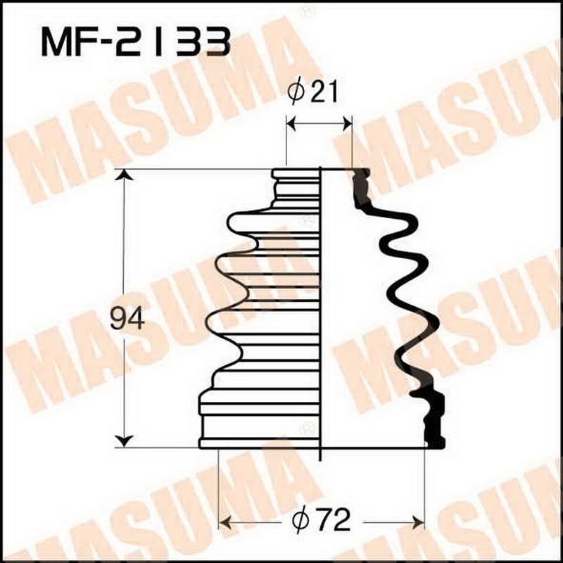 ЗАПЧАСТИ Пыльник привода Masuma MF-2133