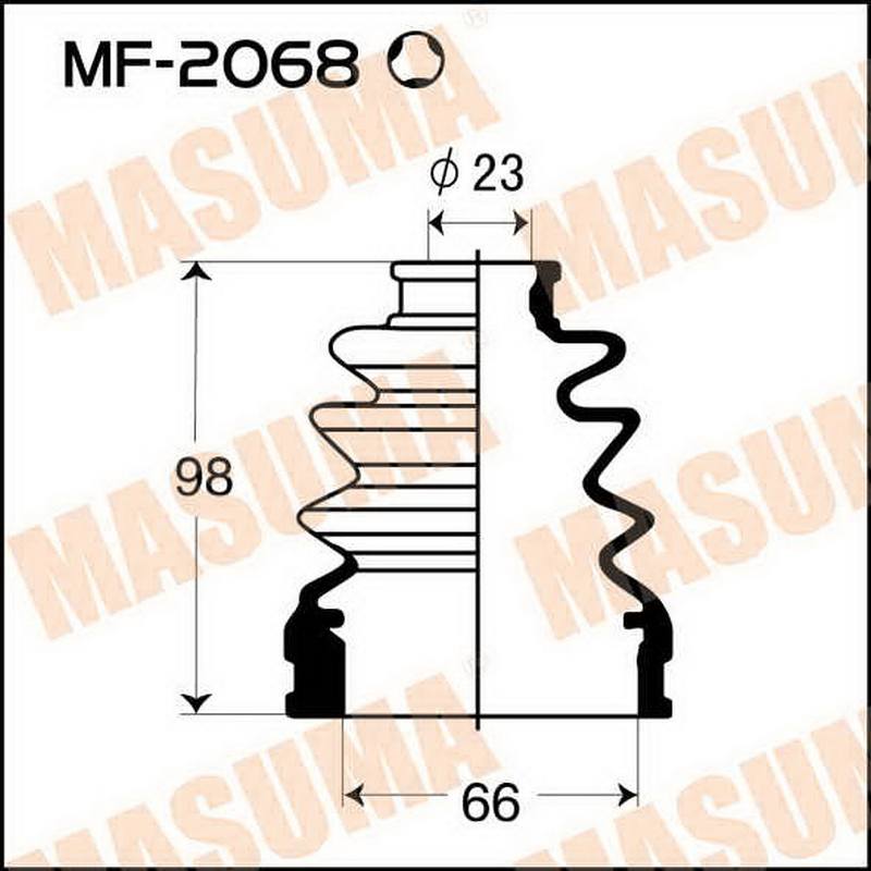 ЗАПЧАСТИ Пыльник привода Masuma MF-2068