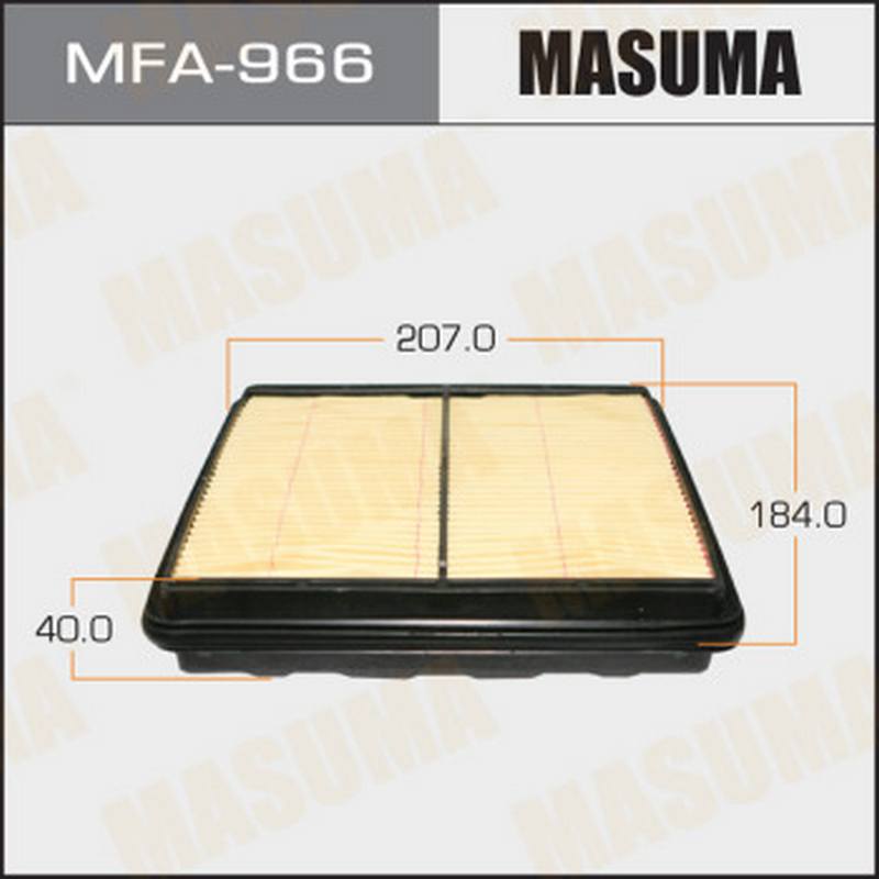 ФИЛЬТРЫ Воздушный фильтр MASUMA MFA-966
