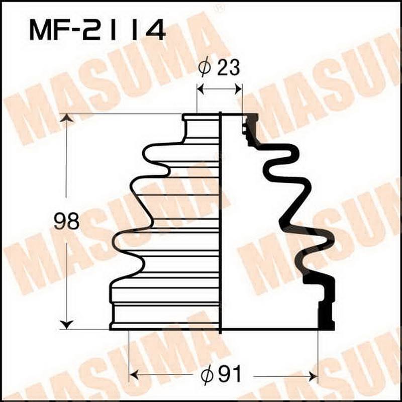 ЗАПЧАСТИ Пыльник привода Masuma MF-2115