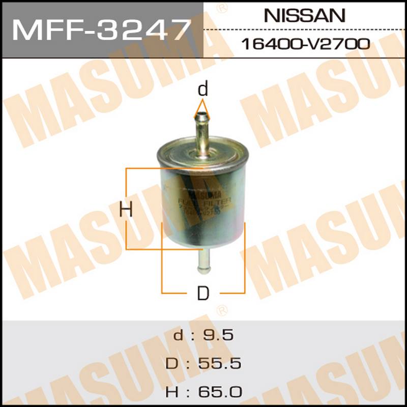 ФИЛЬТРЫ Фильтр топливный MASUMA MFF-3247 / FC-236/948