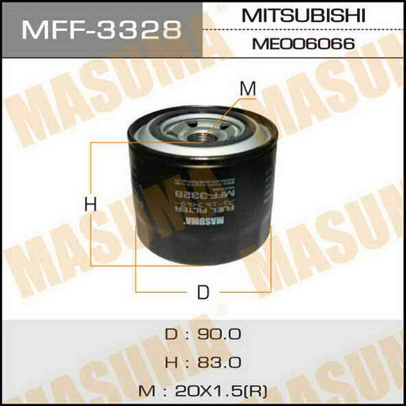 ФИЛЬТРЫ Фильтр топливный MASUMA MFF-3329 / FC-318