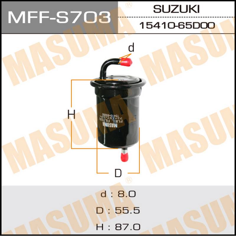 ФИЛЬТРЫ Фильтр топливный MASUMA MFF-S703