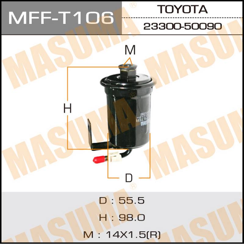 ФИЛЬТРЫ Фильтр топливный Masuma MFF-T106