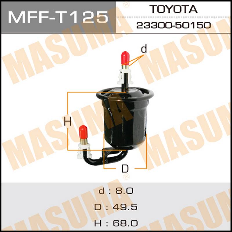 ФИЛЬТРЫ Фильтр топливный в бак MASUMA MFF-T125