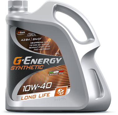 АВТОМАСЛА Моторное масло G-Energy Synthetic Longlife 10W40 4л