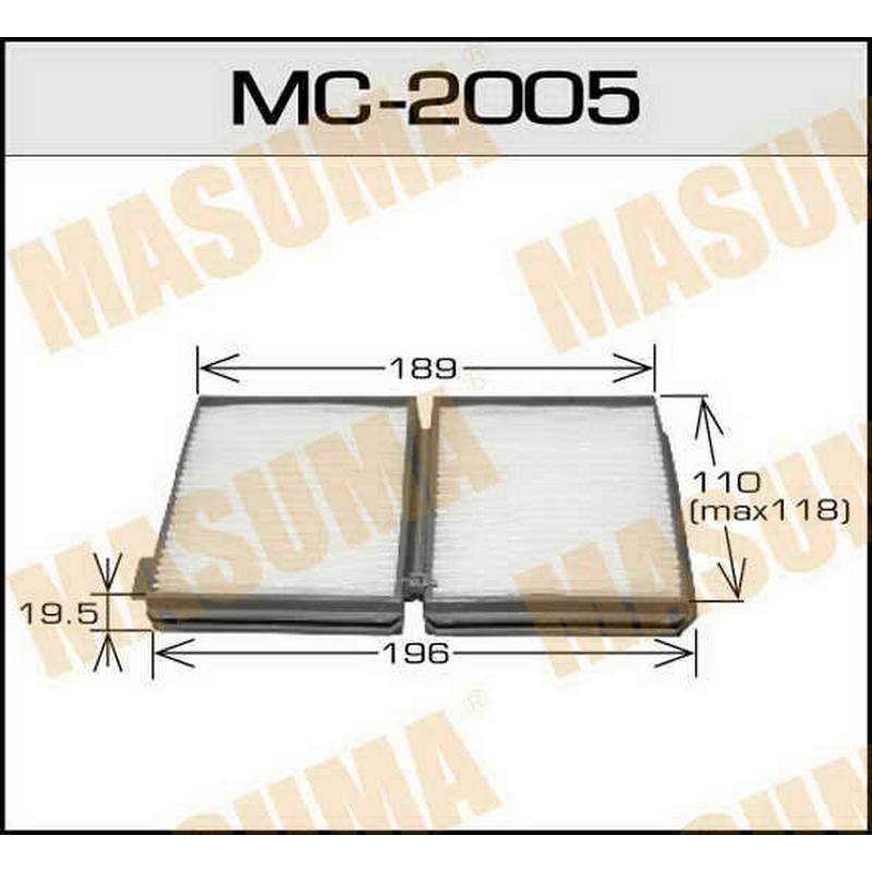 ФИЛЬТРЫ Фильтр салонный MASUMA MC-2005