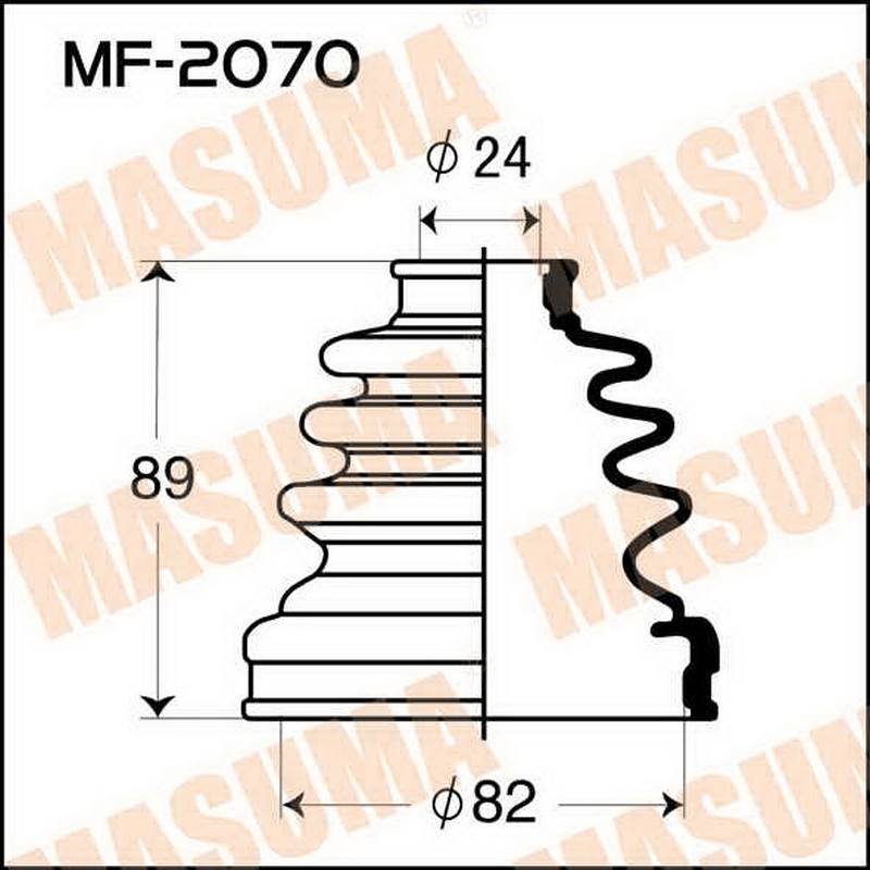 ЗАПЧАСТИ Пыльник привода Masuma MF-2070