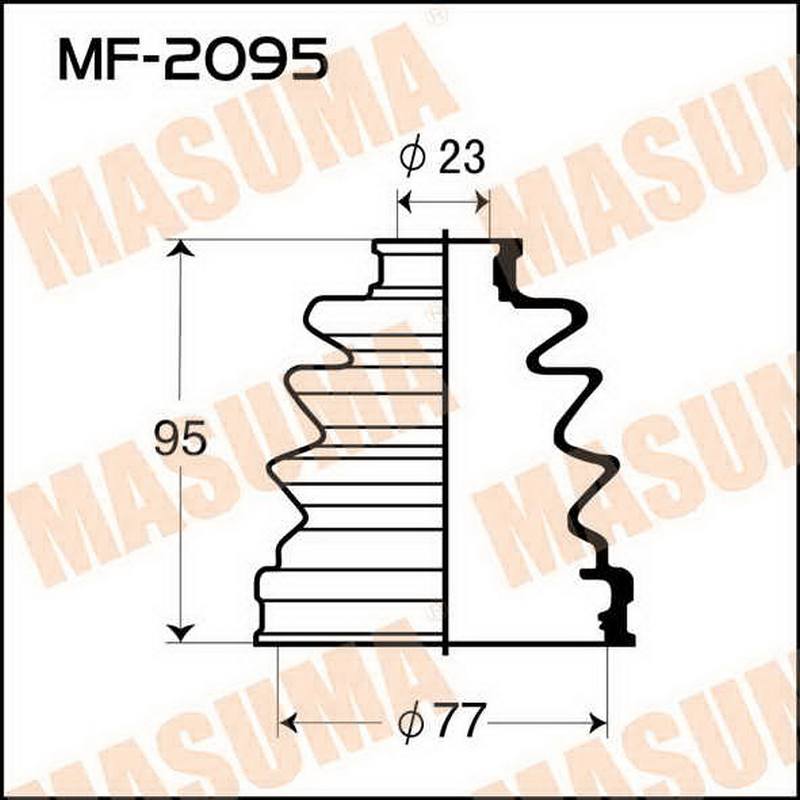 ЗАПЧАСТИ Пыльник привода Masuma MF-2095 (Аналог 2113)