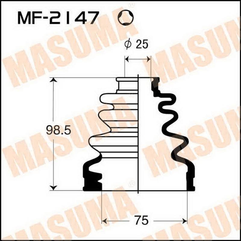 ЗАПЧАСТИ Пыльник привода Masuma MF-2147
