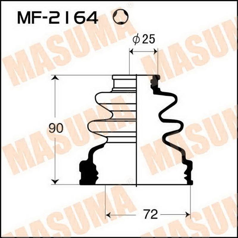 ЗАПЧАСТИ Пыльник привода Masuma MF-2164