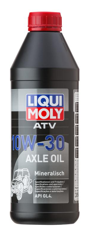 АВТОМАСЛА Минеральное трансмиссионное масло для мотоциклов Liqui Moly Motorbike Axle Oil ATV 10W-30 1л
