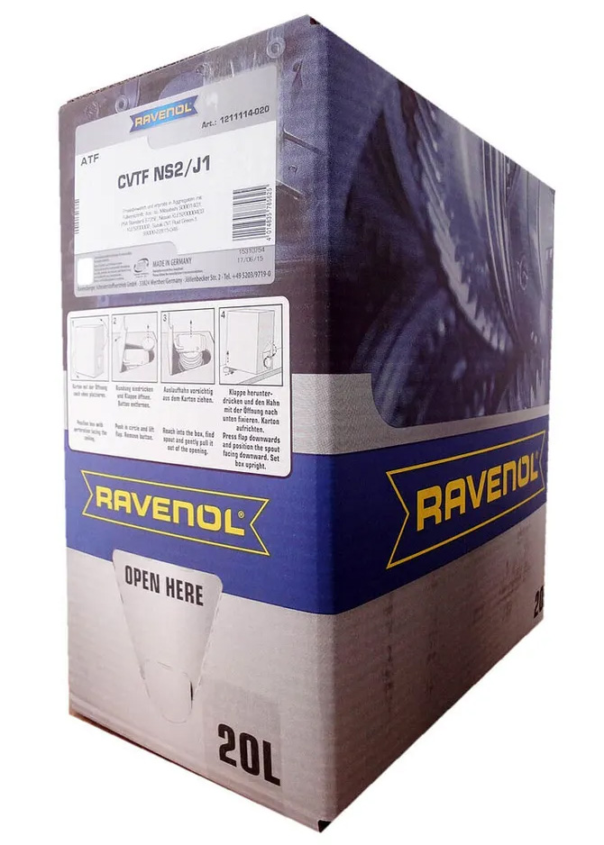 АВТОМАСЛА Масло трансмиссионное синтетическое Ravenol CVTF NS2/J1 Fluid на РОЗЛИВ