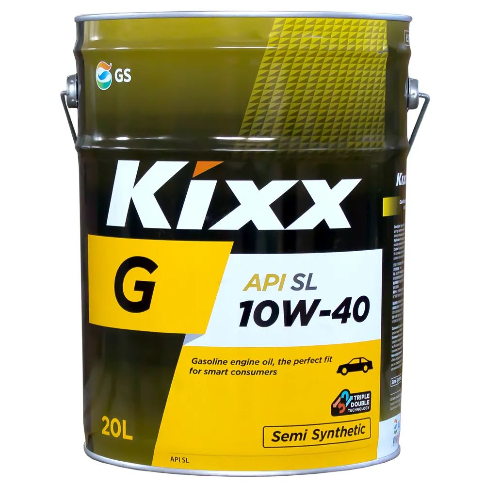 АВТОМАСЛА Моторное масло KIXX G SL 10W40 п/синтетика 20л на РОЗЛИВ
