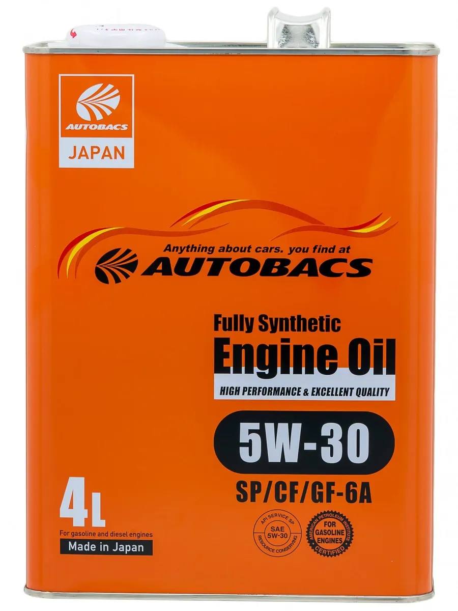 АВТОМАСЛА Моторное масло AUTOBACS ENGINE OIL FS 5W30 SP/CF/GF-6A 4л.