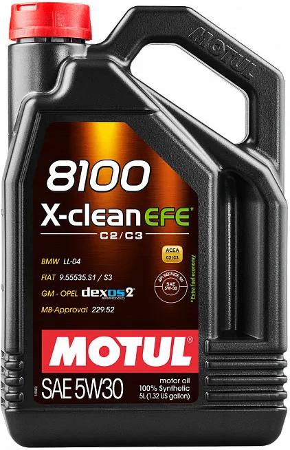 АВТОМАСЛА Моторное масло Motul 8100 X-Clean EFE 5W30 5л