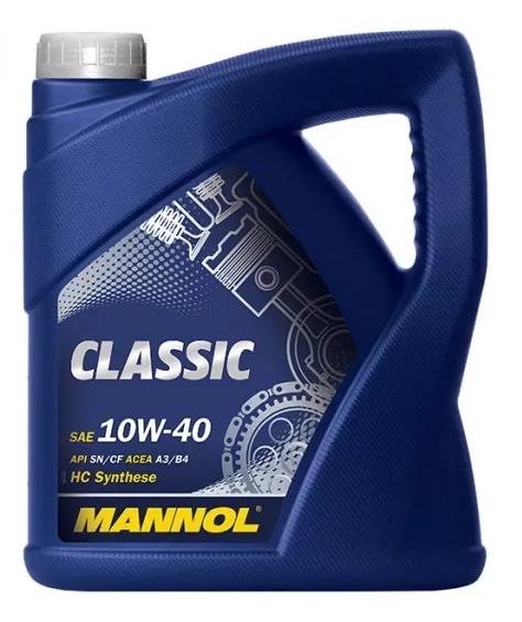 АВТОМАСЛА Масло моторное Mannol Classic HP 10W40 полусинтетическое 4л.