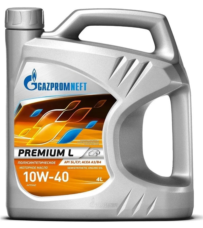 АВТОМАСЛА Моторное масло GAZPROMNEFT Premium L 10W40 полусинтетика 4л