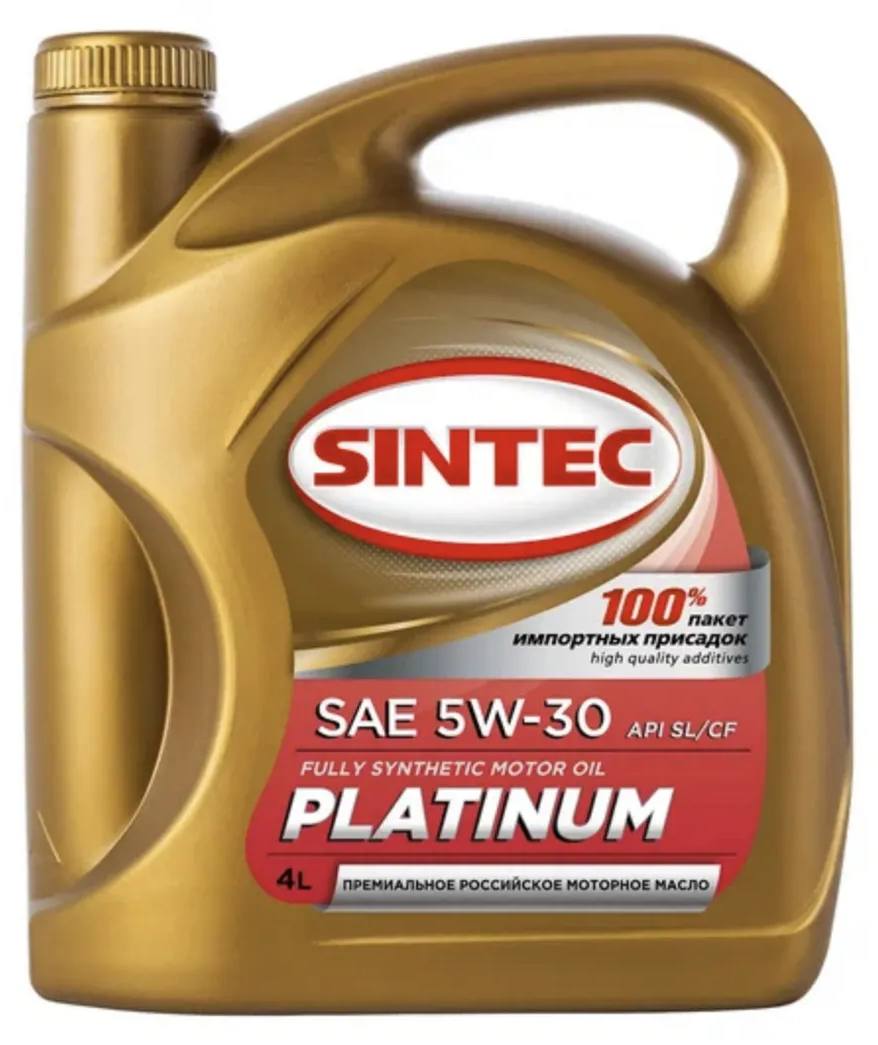 АВТОМАСЛА Моторное масло Sintec Platinum 5W-30 Синтетическое 4 л