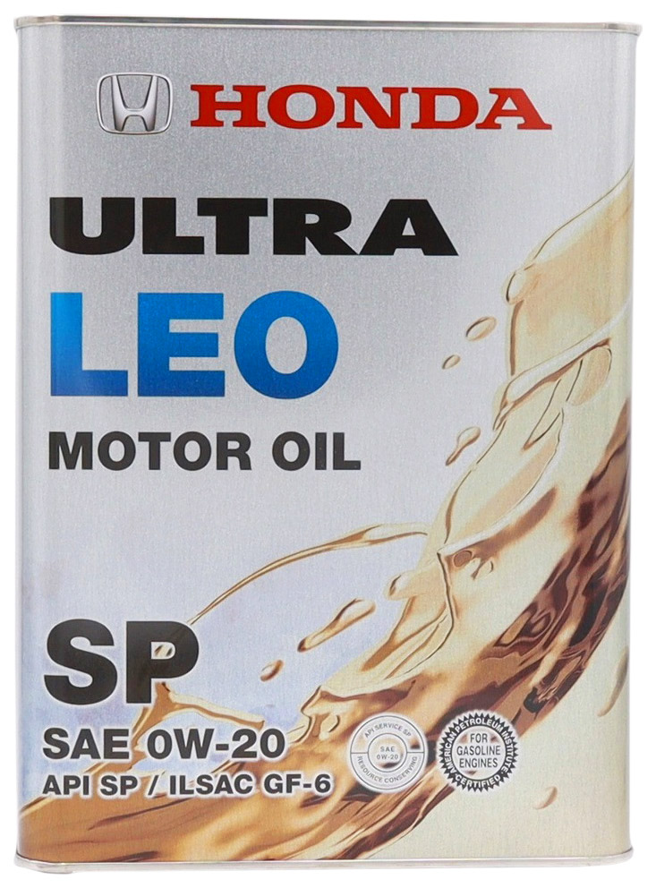 АВТОМАСЛА Масло моторное синтетическое Honda Ultra LEO-SP 0W-20 4л