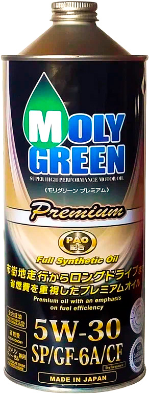АВТОМАСЛА Моторное масло MOLY GREEN Premium 5w30 SP/GF-6A 1л