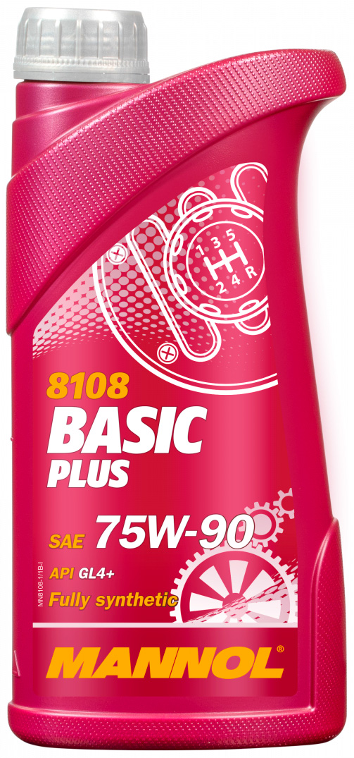 АВТОМАСЛА Масло трансмиссионное синтетическое Mannol Basic Plus 75W90 GL-4+ 1л.