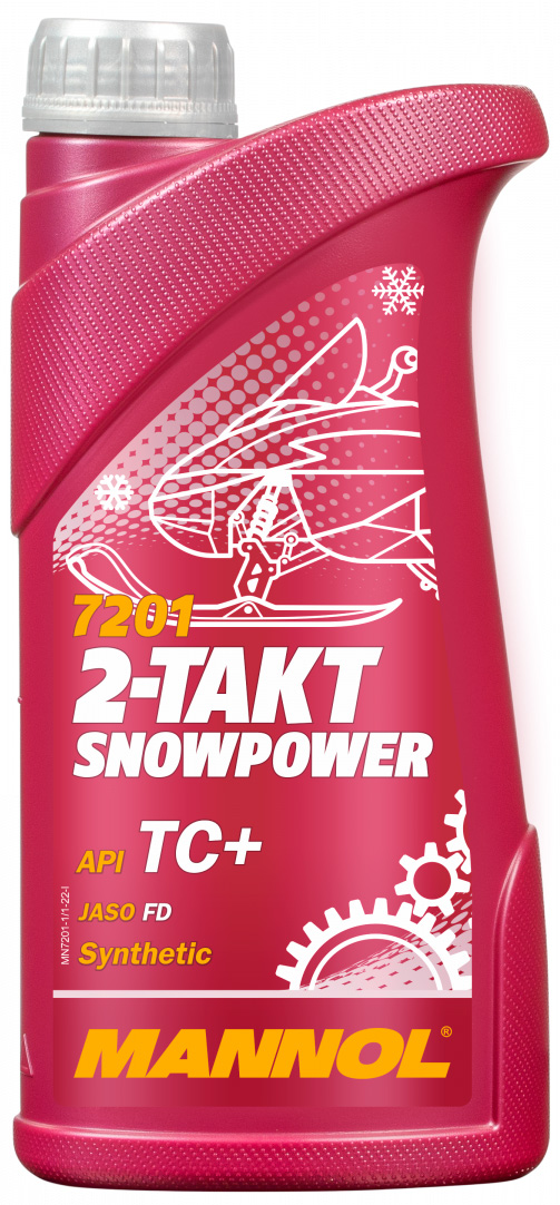 АВТОМАСЛА Масло моторное синтетическое Mannol 2-Takt Snowpower 1л