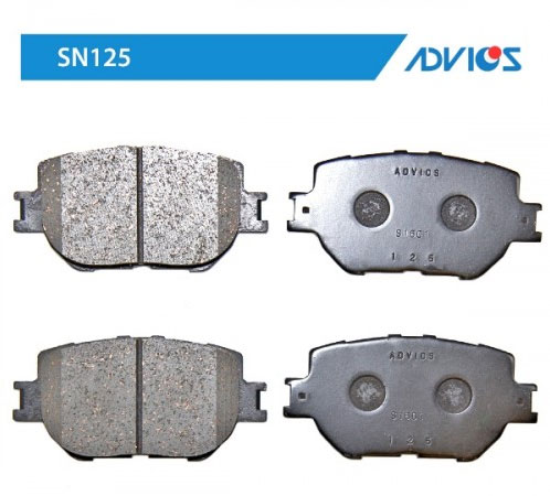 Колодки Колодки тормозные дисковые ADVICS SN125