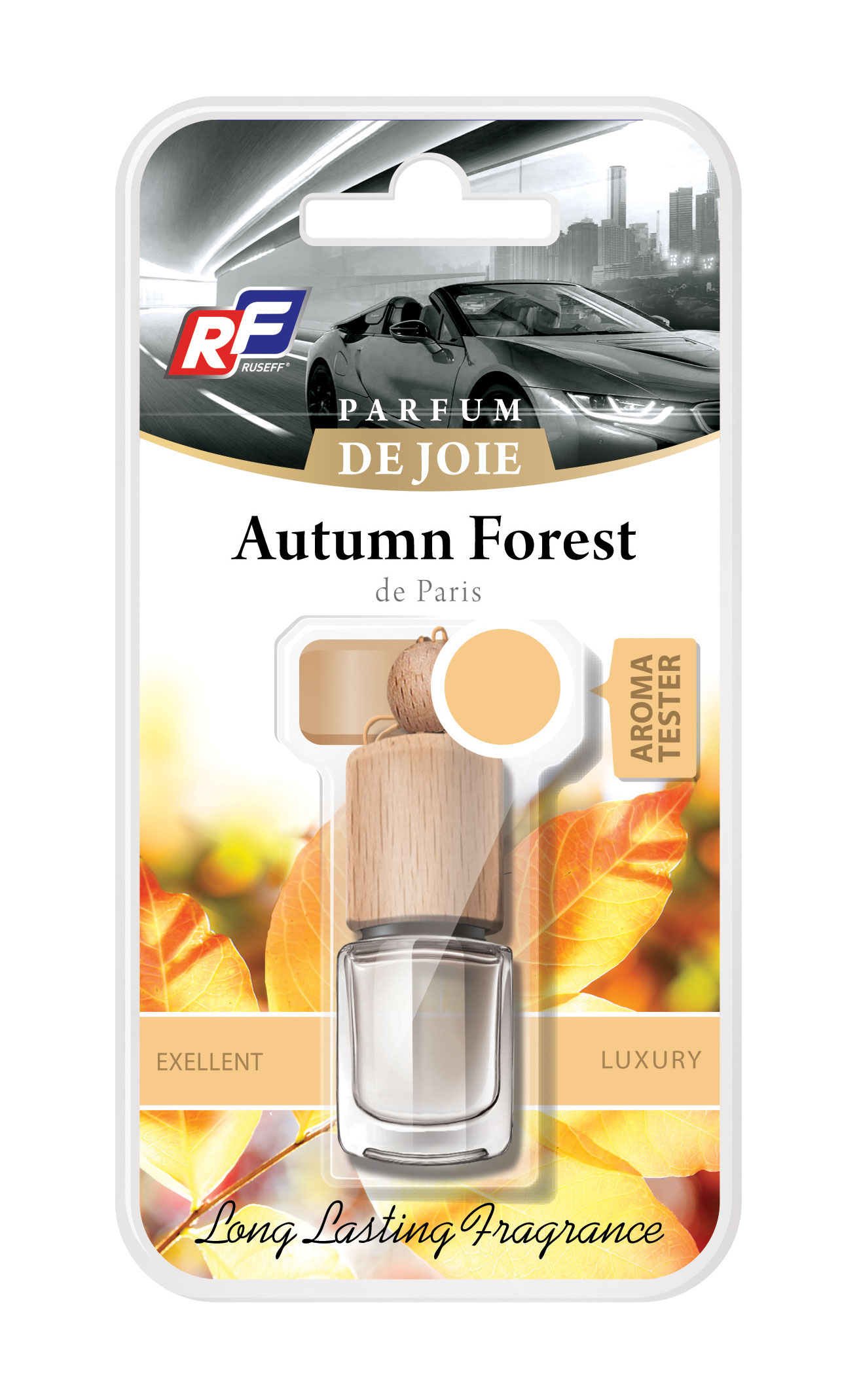 АРОМАТИЗАТОРЫ Ароматизатор подвесной жидкостный RUSEFF PARFUM DE JOIE Autumn Forest (0, 005л)