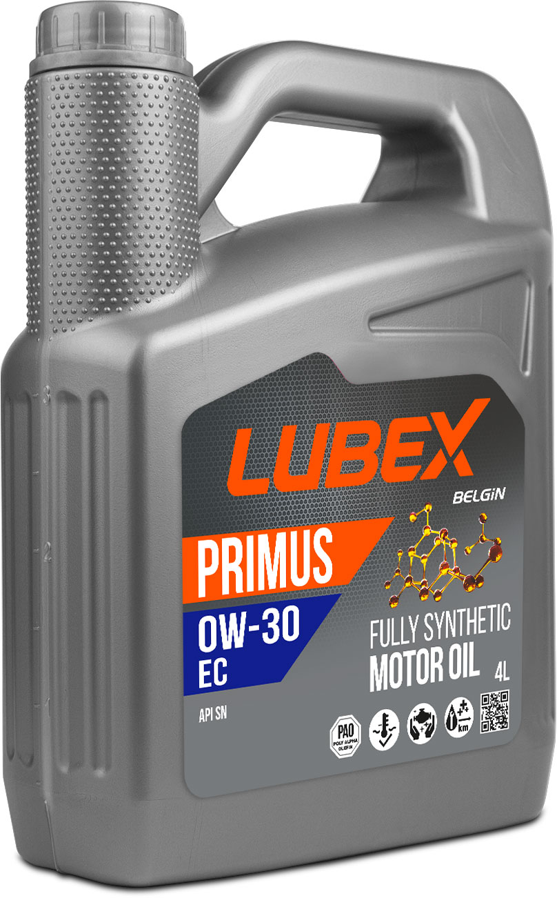 АВТОМАСЛА Масло моторное LUBEX PRIMUS EC 0W-30 4л.