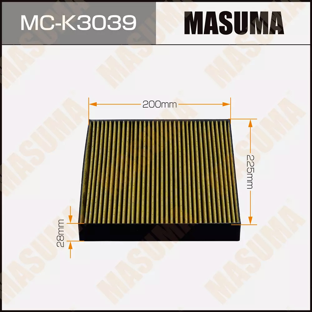 ФИЛЬТРЫ Салонный фильтр MC-K3039 Masuma