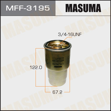 ФИЛЬТРЫ Фильтр топливный MASUMA MFF-3195