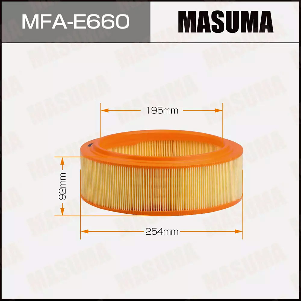 ФИЛЬТРЫ Воздушный фильтр MASUMA MFA-E660
