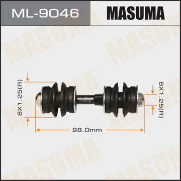 ЗАПЧАСТИ Стойка (линк) стабилизатора Masuma, ML-9046